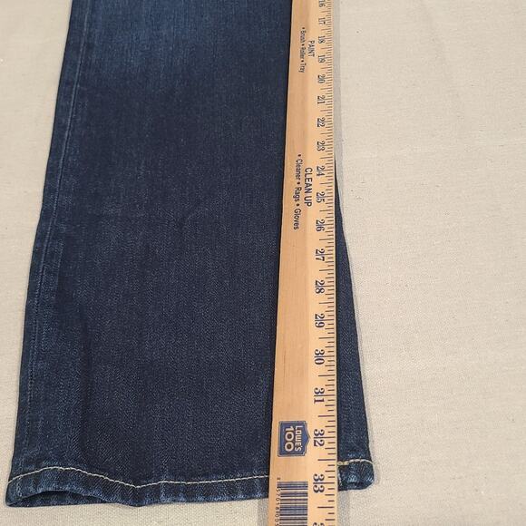 Uniqlo Mens 36x34 Regular Fit Straight Leg Blue Jeans Mid Rise Fabric by Kaihara - Picture 14 of 15